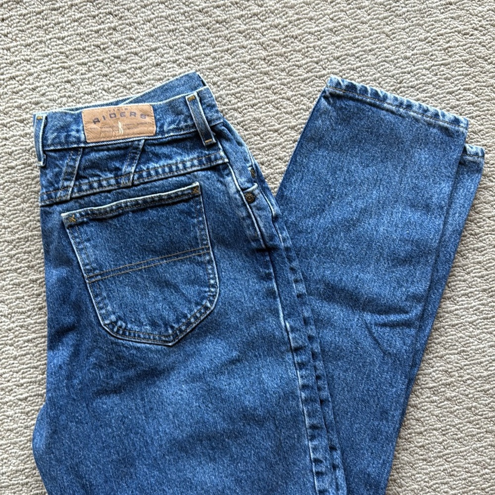 Vintage RIDERS Dark Wash Blue Jeans Straight Leg